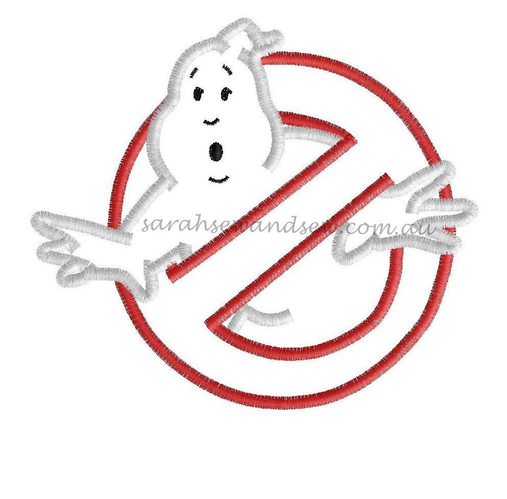 Embroidery Logo Design Ghostbusters